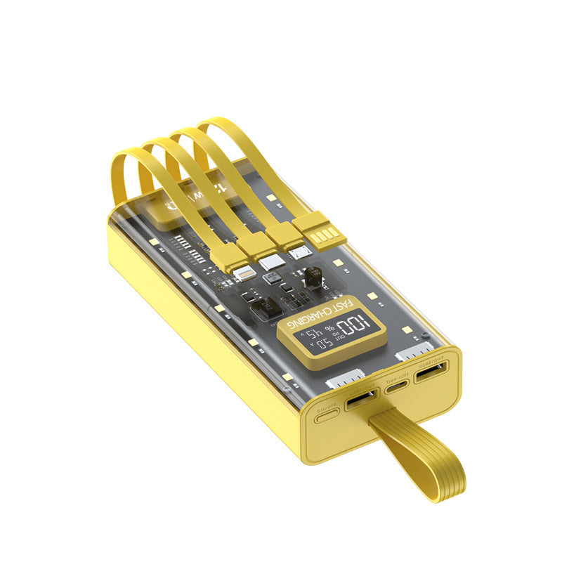 Transparent Fast Charging Power Bank
