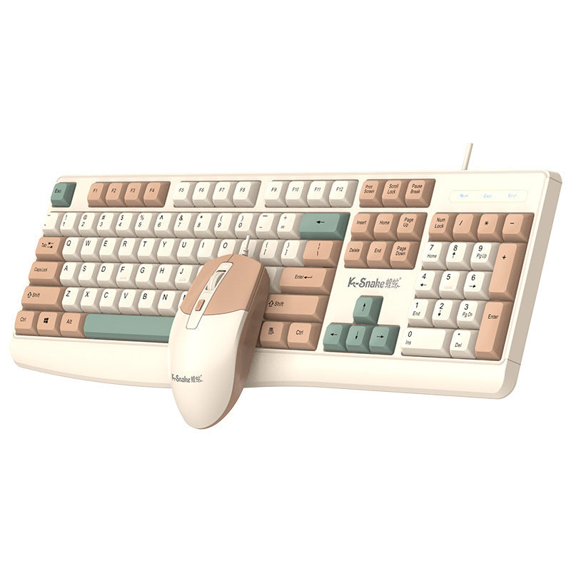 Viper KM300 Wired Keyboard Mouse Set Office Business Edition