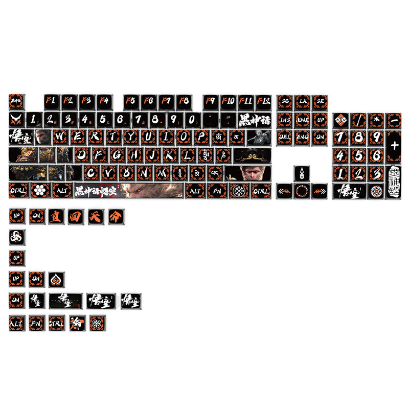 Anime Theme PBT Five-Sided Sublimation Keycap Set Mechanical Keyboard