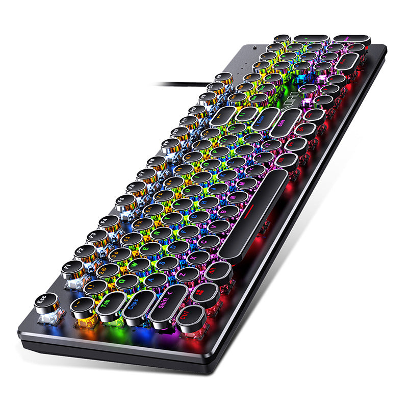 Silver Carving Summoner Hot-Swap Mechanical Gaming Keyboard Green Switch