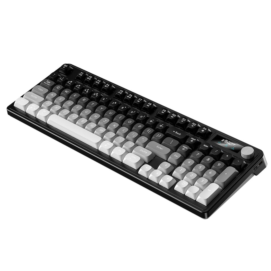 Silver Eagle K10 Tri-Mode Wireless RGB Gaming Keyboard Silent