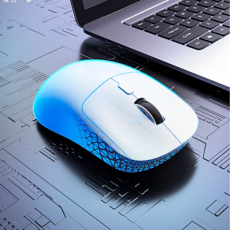 Tri-Mode Wireless Silent Mouse Bluetooth Rechargeable Office Cute Design