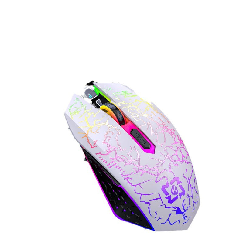 Wrangler Wireless Rechargeable Gaming Mouse RGB E-Sports Wired