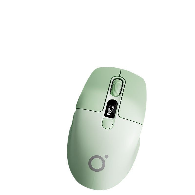 Q1 Wireless Bluetooth Mouse with Display Rechargeable Silent Office