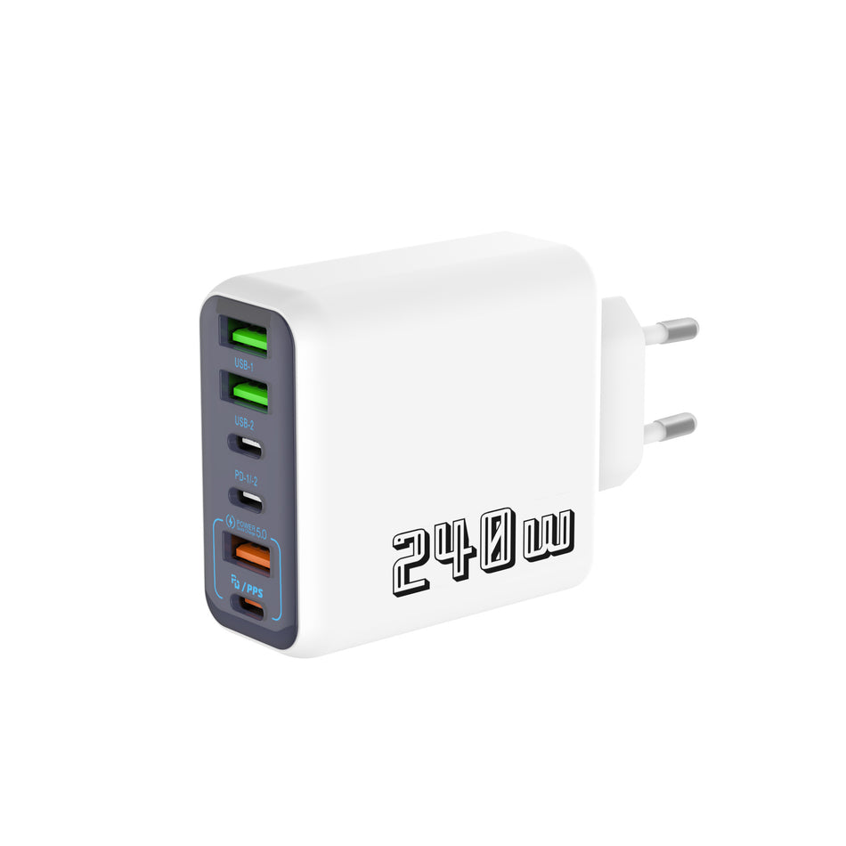 Multi-Port Universal Travel Charger EU US UK AU IN Plug Adapter