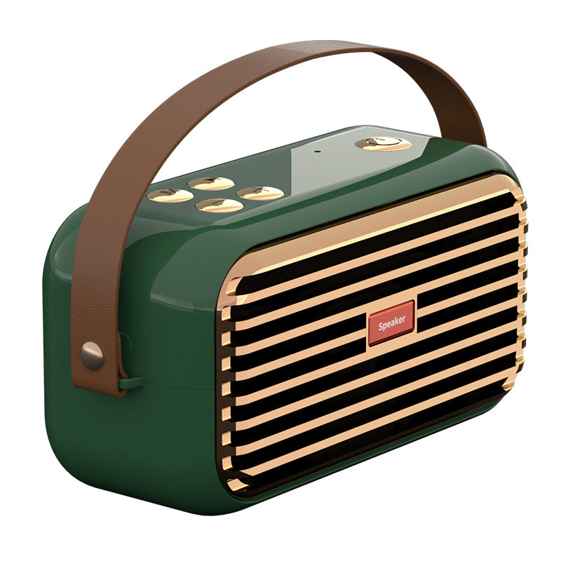 X7 Retro Portable Bluetooth Speaker with Radio and Card Support