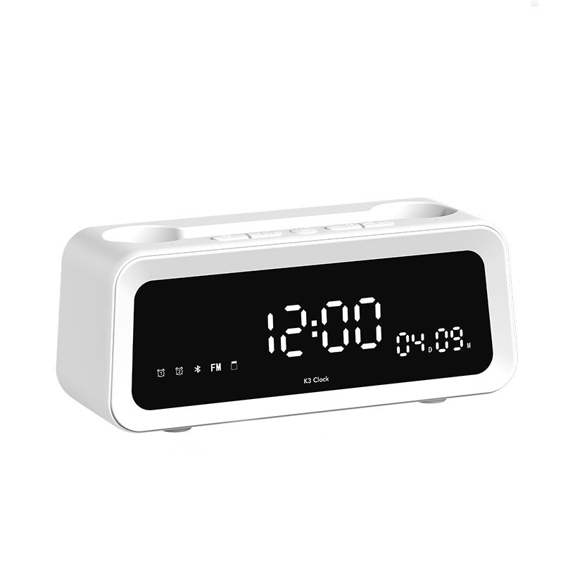 Multi-Function Bluetooth Speaker with Calendar, Alarm Clock and Temperature Display