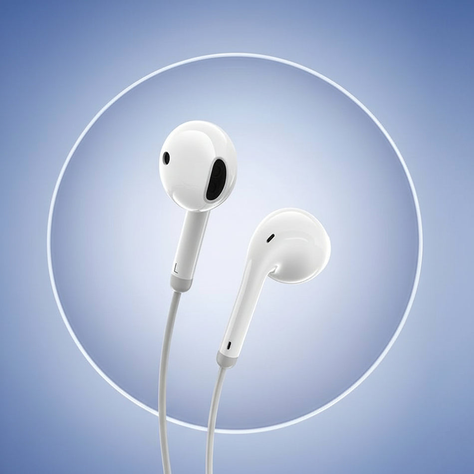 Pisen Lightning Wired Earphones with Microphone for iPhone