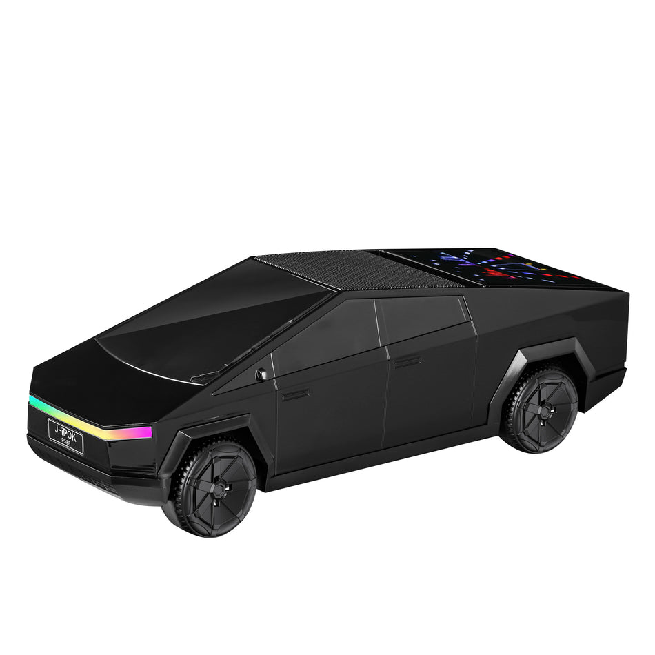 P588 Solar Powered Car Bluetooth Speaker Mini Model Audio Ornament