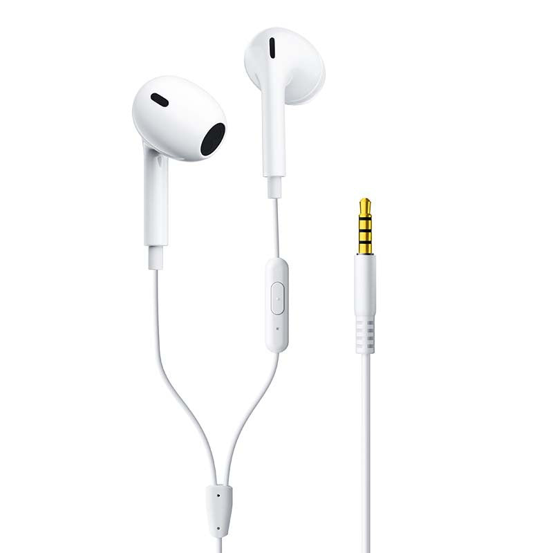 Pisen 3.5mm Semi-In-Ear Wired Earphones with Mic and Controls