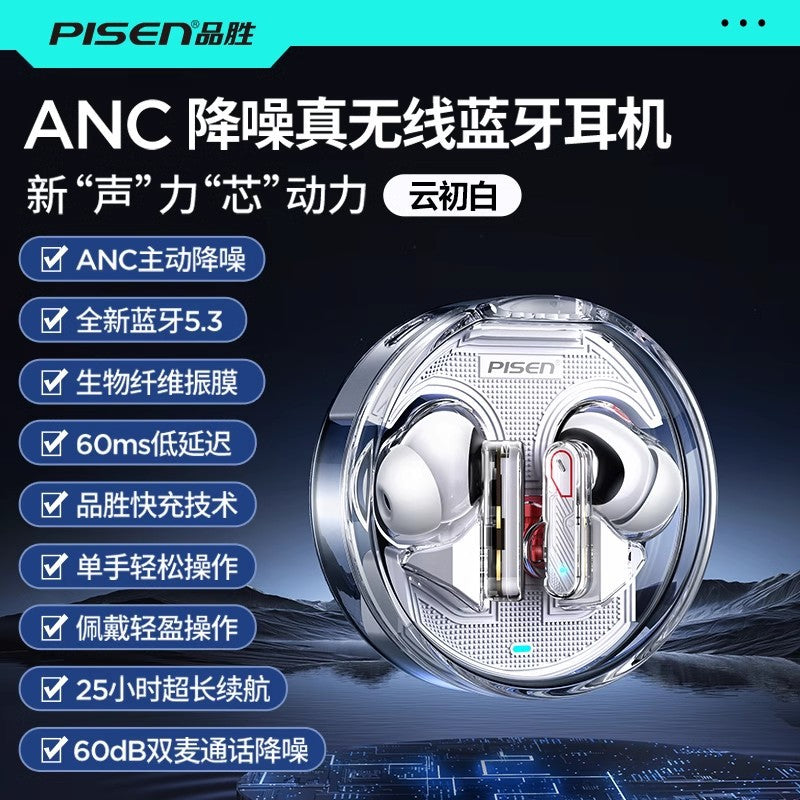 Pisen TW11 Wireless Bluetooth Earbuds with Noise Reduction