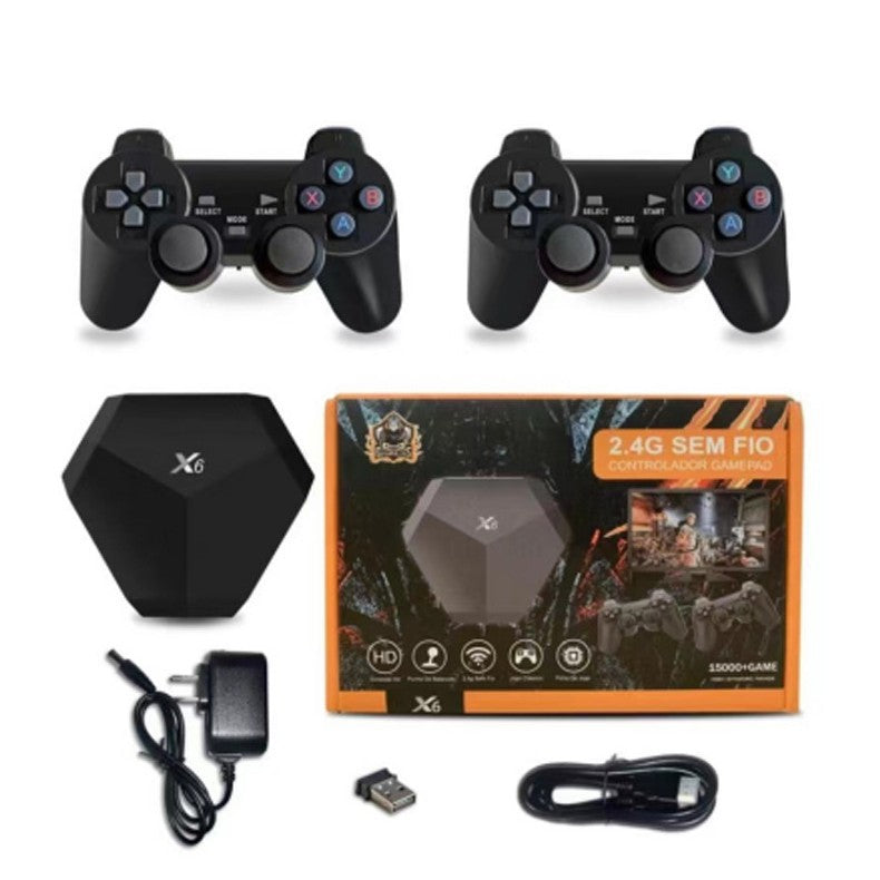X6 2.4G Wireless Dual Controller HDMI Retro Game Console