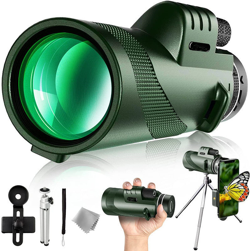 Monocular HD Night Vision Telescope for Outdoor Observation