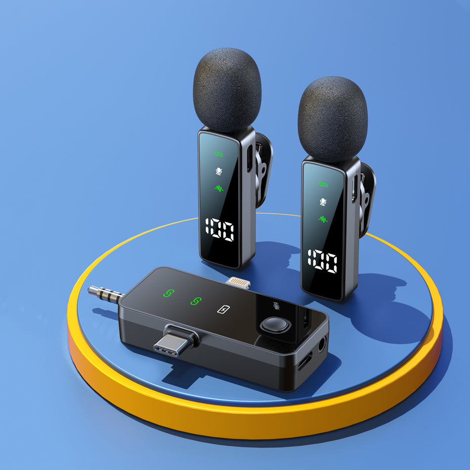 Q3 Wireless Lavalier Microphone for Phone, Camera & Live Streaming