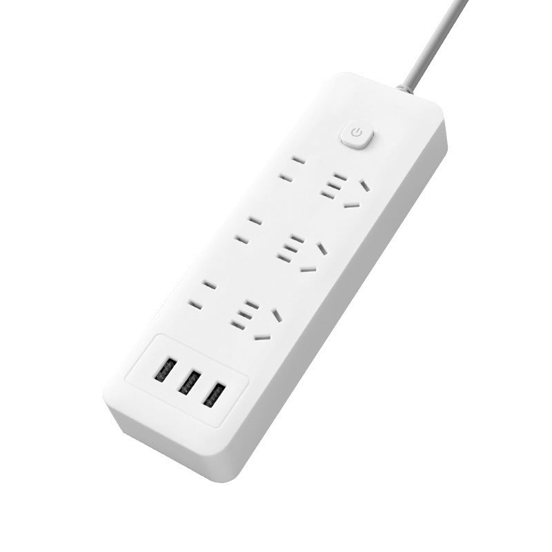 Multi-Switch USB Power Strip Extension Board for Home and Dormitory