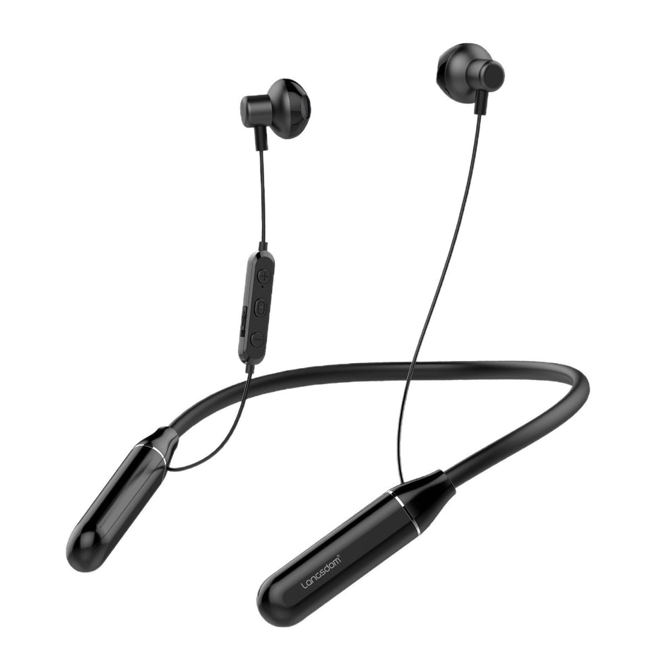 Lansdon BS05B Magnetic Neckband Bluetooth Headphones