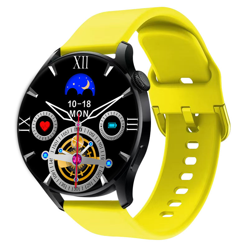 Round-Screen Smartwatch for Men with GPS and Health Tracking