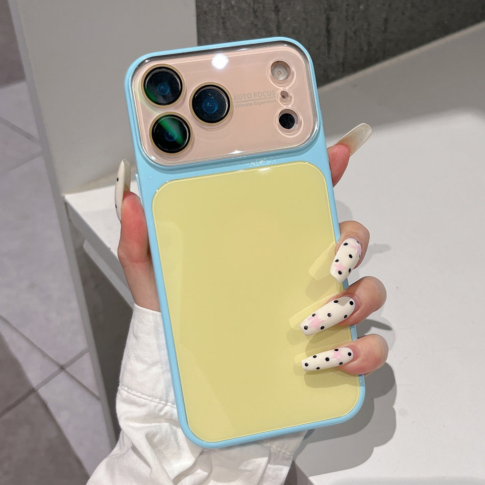 Candy Color Spliced Anti-Drop Phone Case for iPhone Series