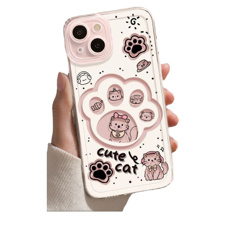 Cute Claw Transparent Phone Case for iPhone Series