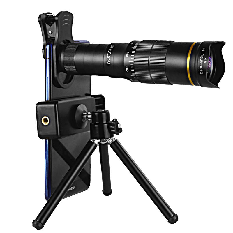 32X Metal Telephoto Mobile Phone Lens HD Zoom Monocular