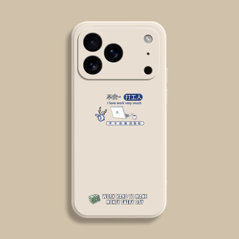iPhone Liquid Silicone Case with Full Body Drop Protection