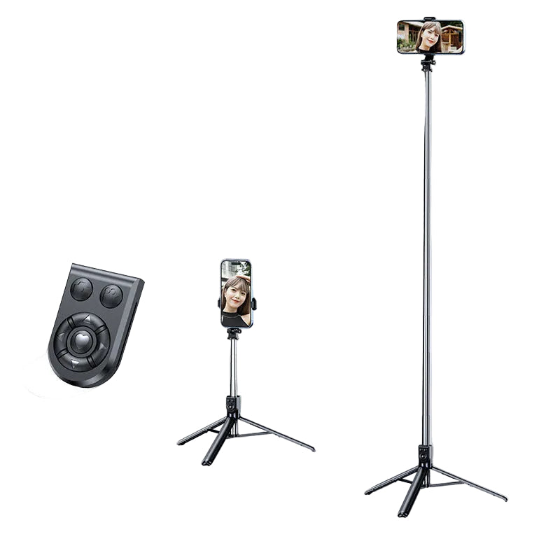1.8m Bluetooth Selfie Stick Tripod for Mobile Phones Live Streaming