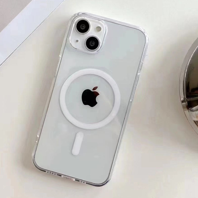 Magnetic Clear iPhone Case with Shockproof Full Protection