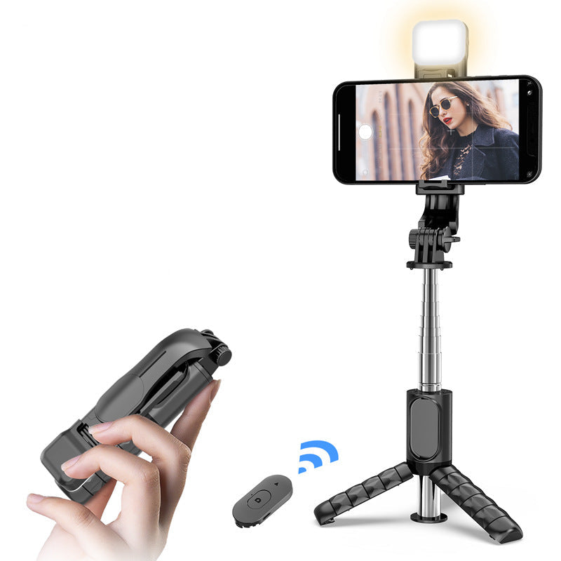 Mini Retractable Bluetooth Selfie Stick Tripod Portable AntiShake