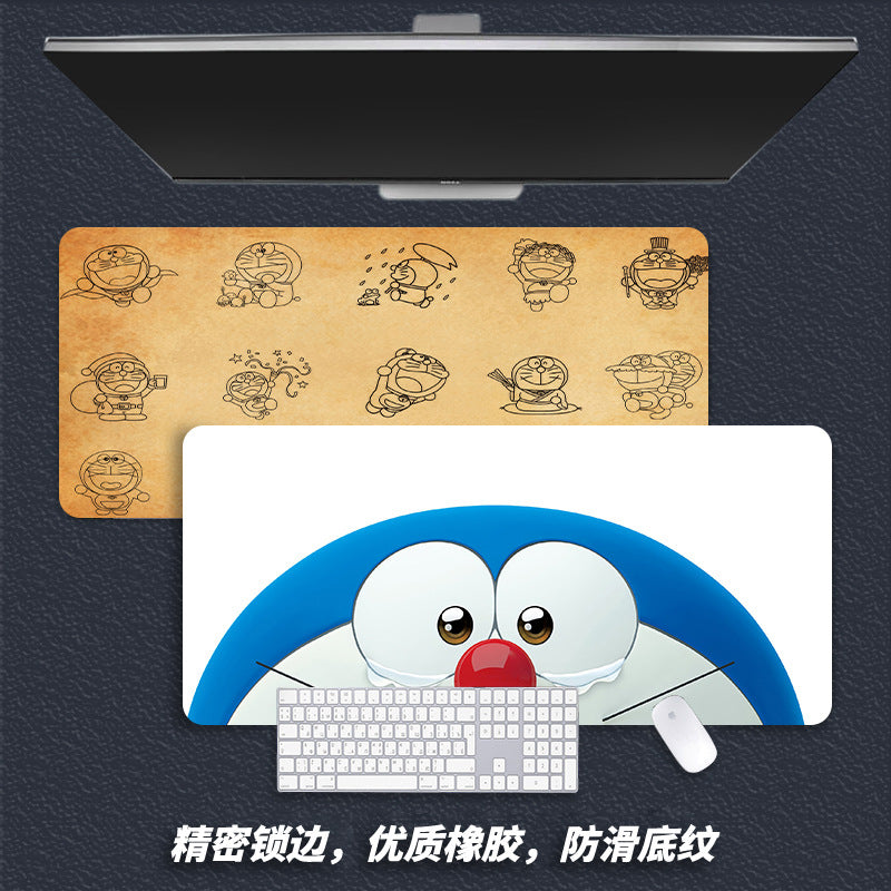 Oversized Cartoon Gaming Desk Mat with Thickened Surface