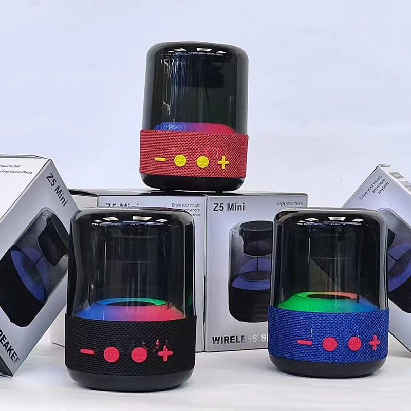 Z5 Mini Wireless Bluetooth Speaker with Colorful LED Light