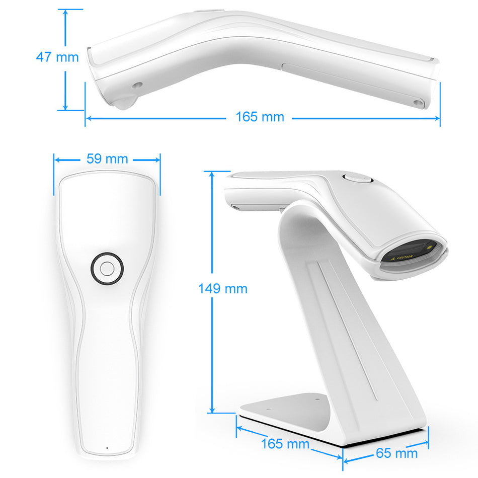 Wireless 1D 2D Barcode Scanner for Retail & Logistics