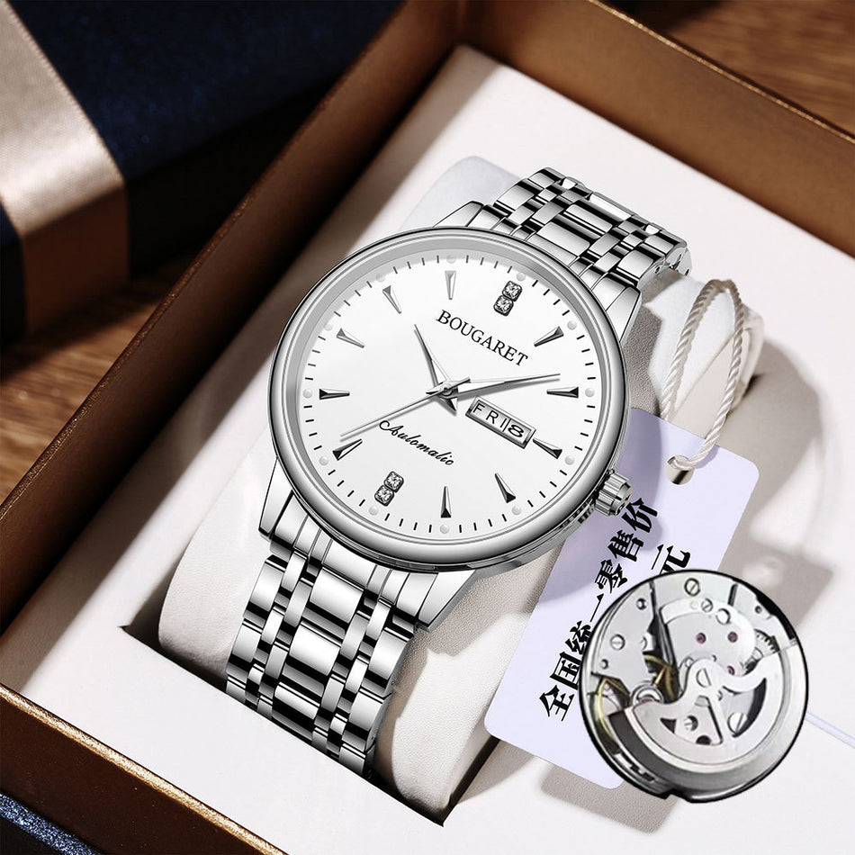 Men’s Quartz Steel Watch Luminous Calendar Business Dial