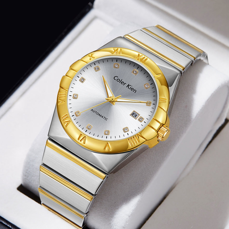 Men’s Quartz Constellation Steel Waterproof Luxury Watch