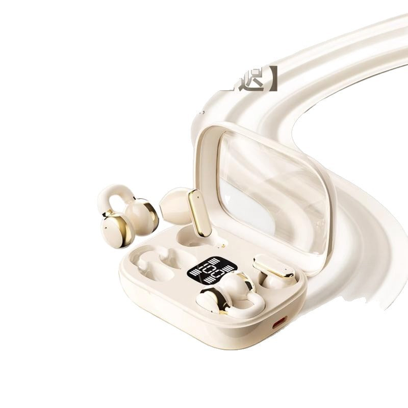 Wireless Bone Conduction Earbuds with Stereo Sound and Voice Control