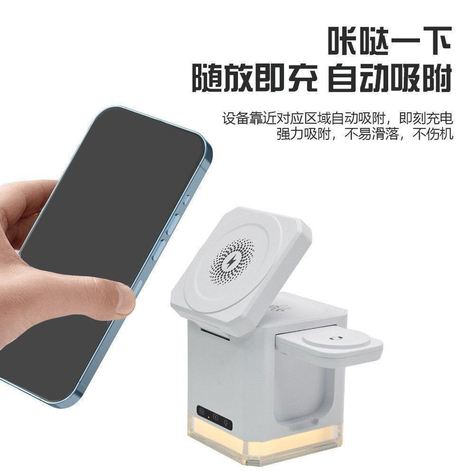 Folding Magnetic 3-in-1 Wireless Charging Stand 15W