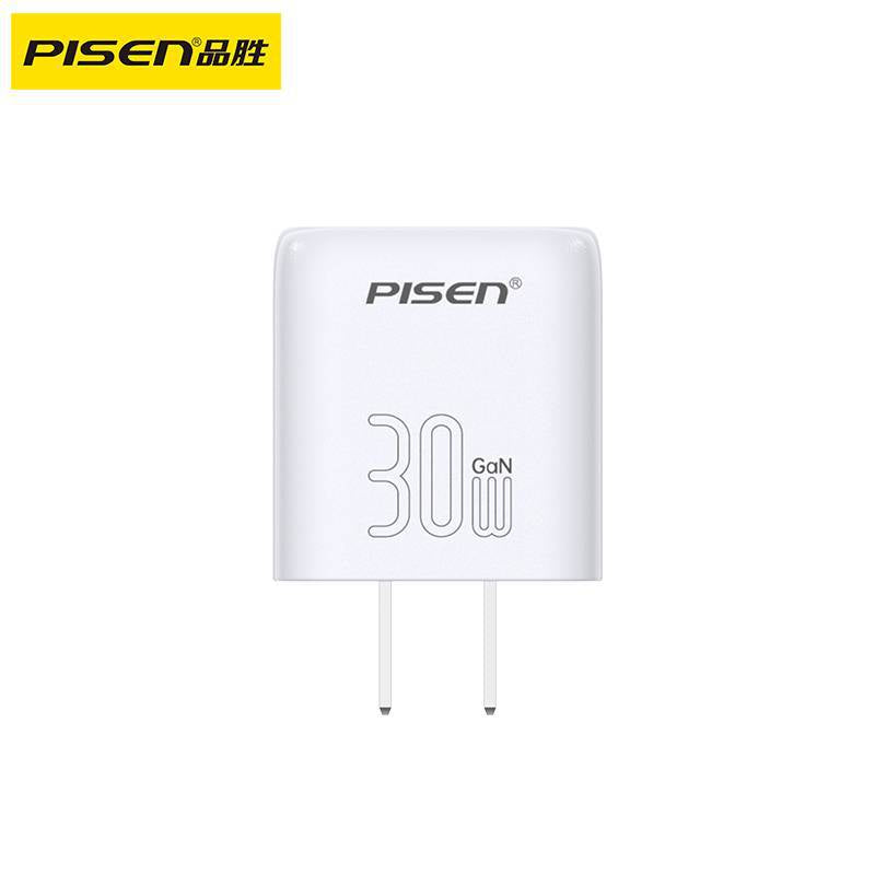 Pisen 30W GaN PD Fast Charger Type-C for iPhone 16 / Apple Devices