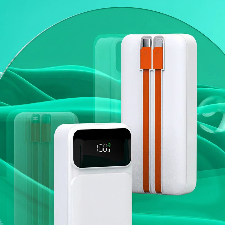 20000mAh Fast Charging Power Bank 66W PD27W with Digital Display & 3C Certified Portable Charger