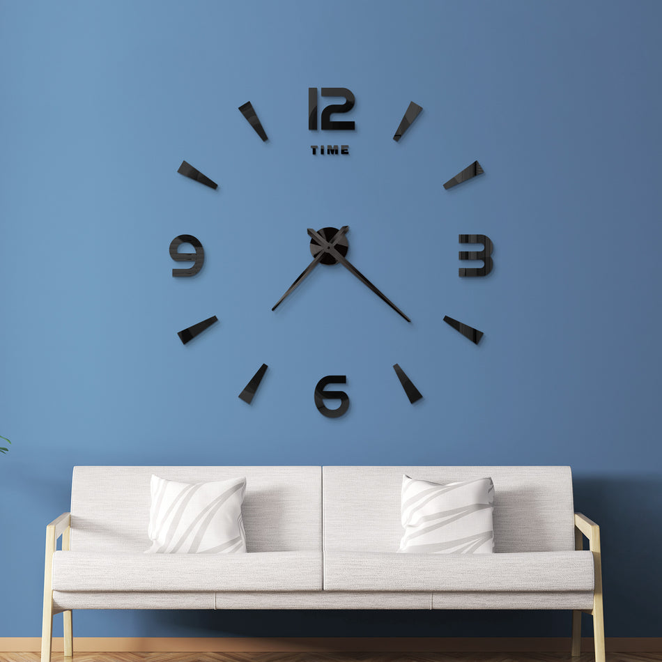 DIY Acrylic Wall Clock – Modern European Style Decorative Wall Sticker Clock