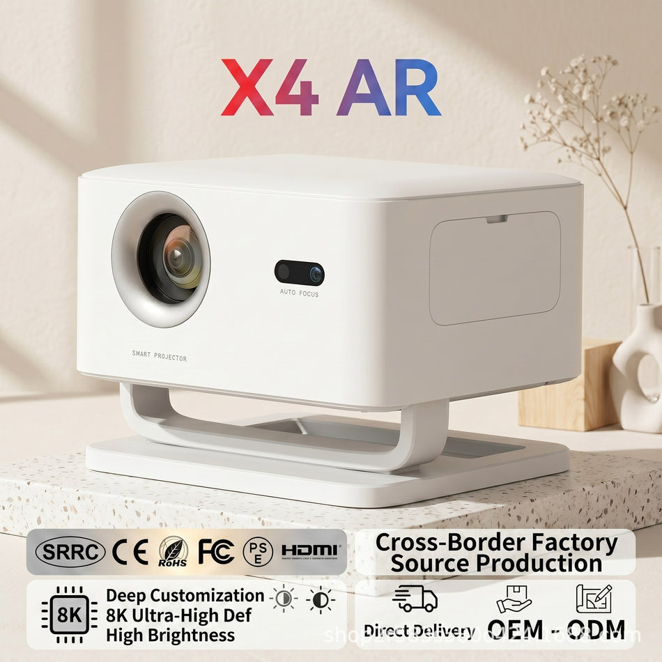 X4Ar 8K Auto Focus Smart Projector with Advanced Display