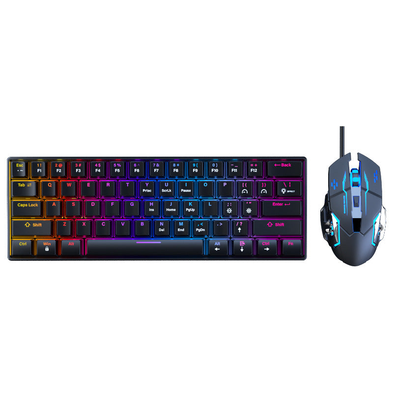 Hot Swappable Mechanical Keyboard Mouse Gaming Combo Set