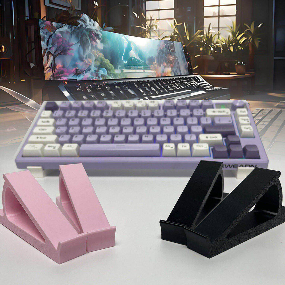 Adjustable Keyboard Stand – Ergonomic Desktop Typing Riser for Mechanical & Wireless Keyboards