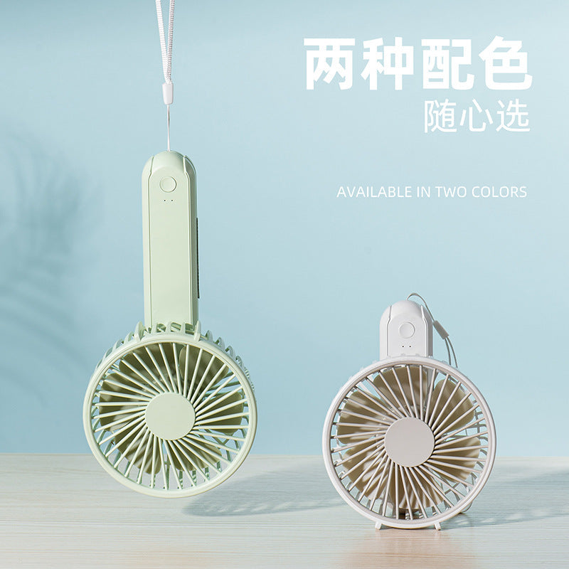 Foldable Rechargeable Handheld Fan – Portable USB Mini Desk Fan with Digital Display