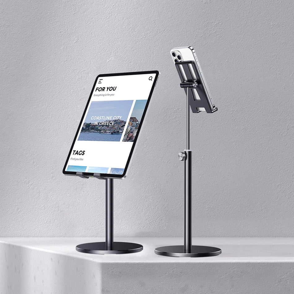 Adjustable Aluminum Phone & Tablet Stand Foldable Desktop Holder