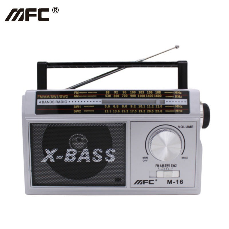 Portable Full Band Radio MP3 Player with USB Power & Built-In Speaker