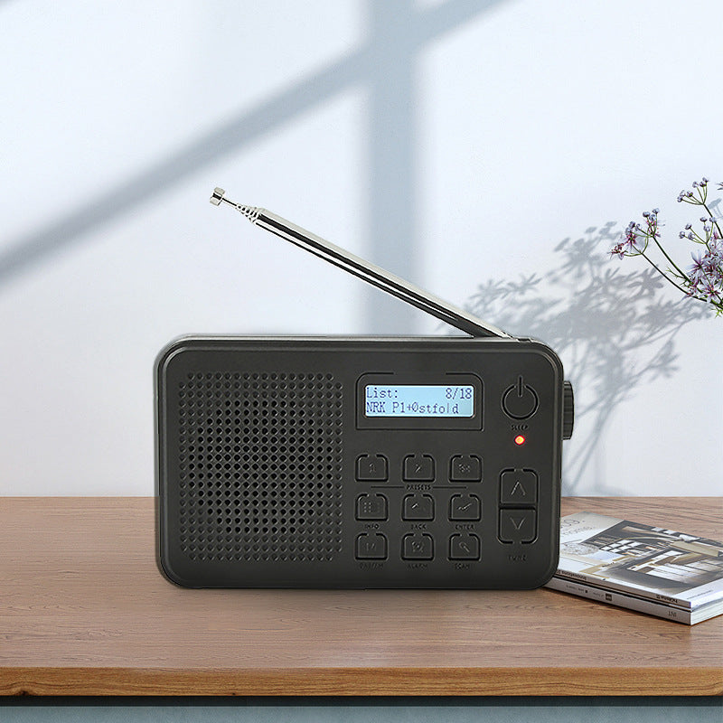 Portable DAB Digital Radio with Stereo Speaker & LCD Display