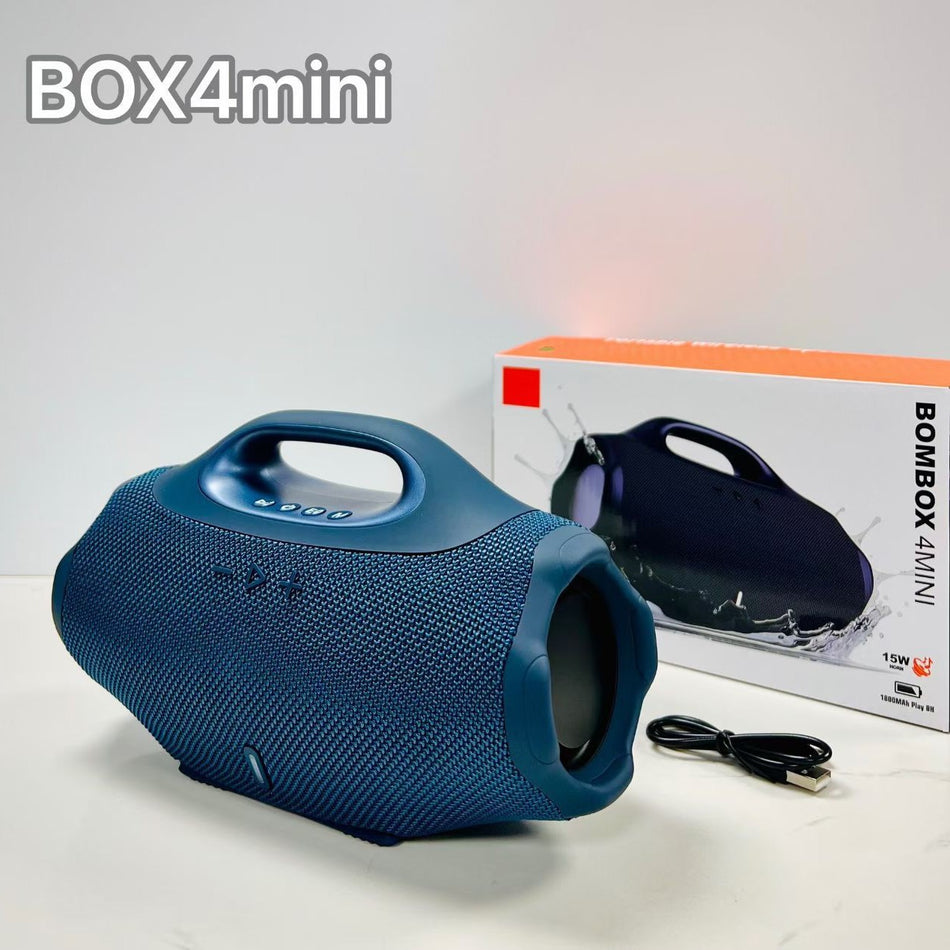 Boombox 4 Mini Wireless Bluetooth Speaker with FM Radio & TWS Stereo
