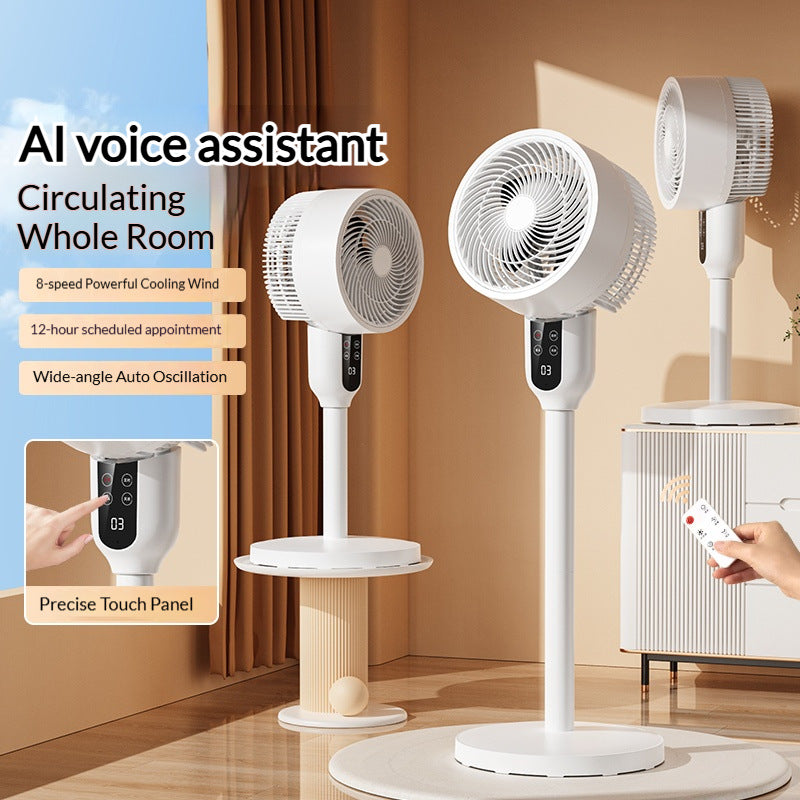 FH01 Smart Voice Control Quiet Oscillating Floor Fan