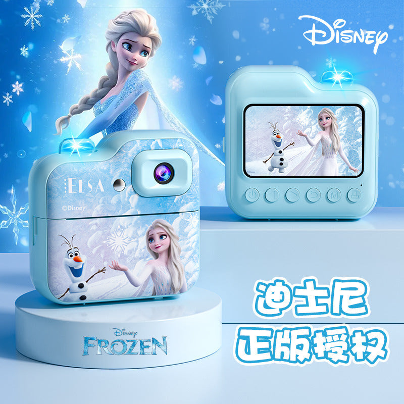 3.0-Inch Touchscreen Kids Instant Print Camera (HD Digital Photo & Video Camera with Disney Themes, Lanyard, & 3 Paper Rolls)