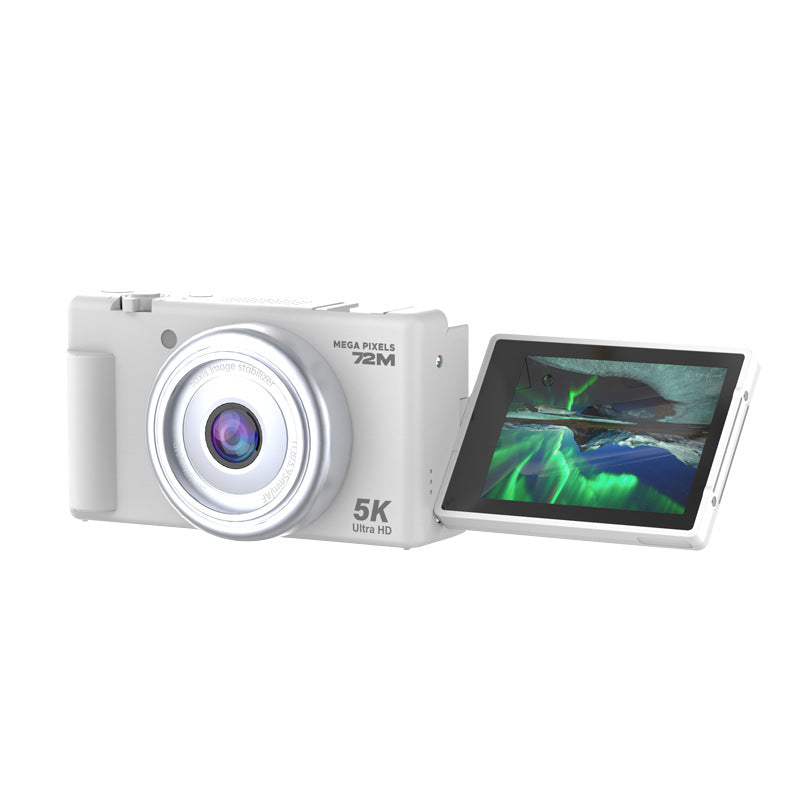 5K CCD Digital Camera 270° Rotating Screen Retro Camera