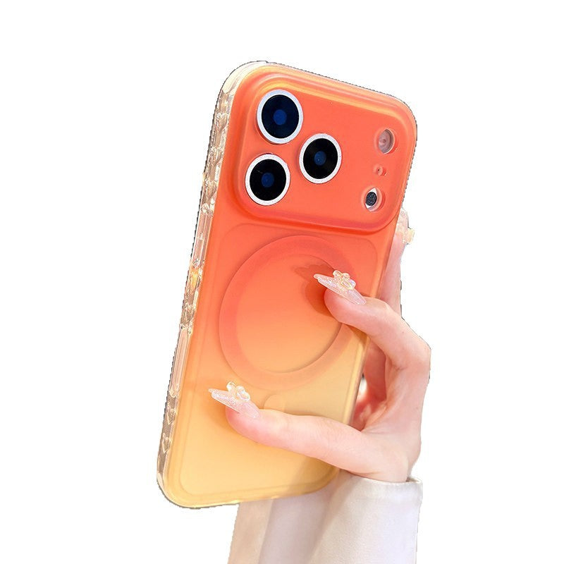 Frosted Gradient Magnetic Anti-Drop Phone Case for iPhone